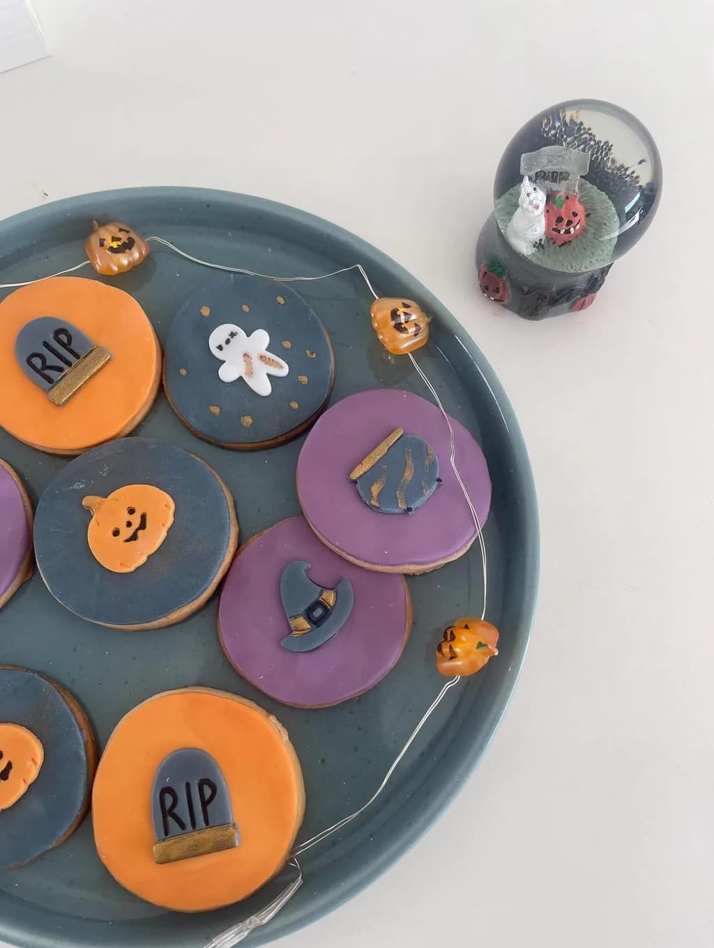 Bolachas de Halloween decoradas