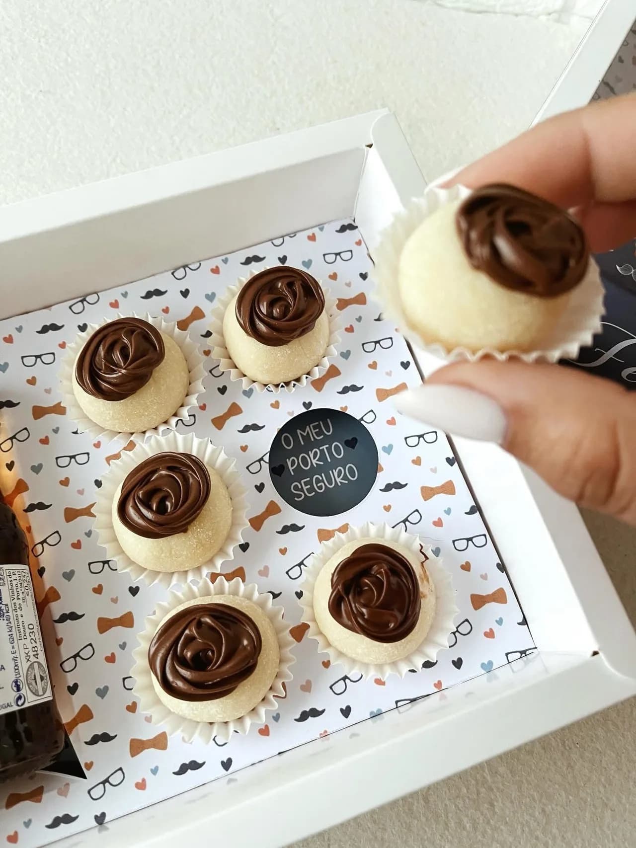 Brigadeiros em caixa