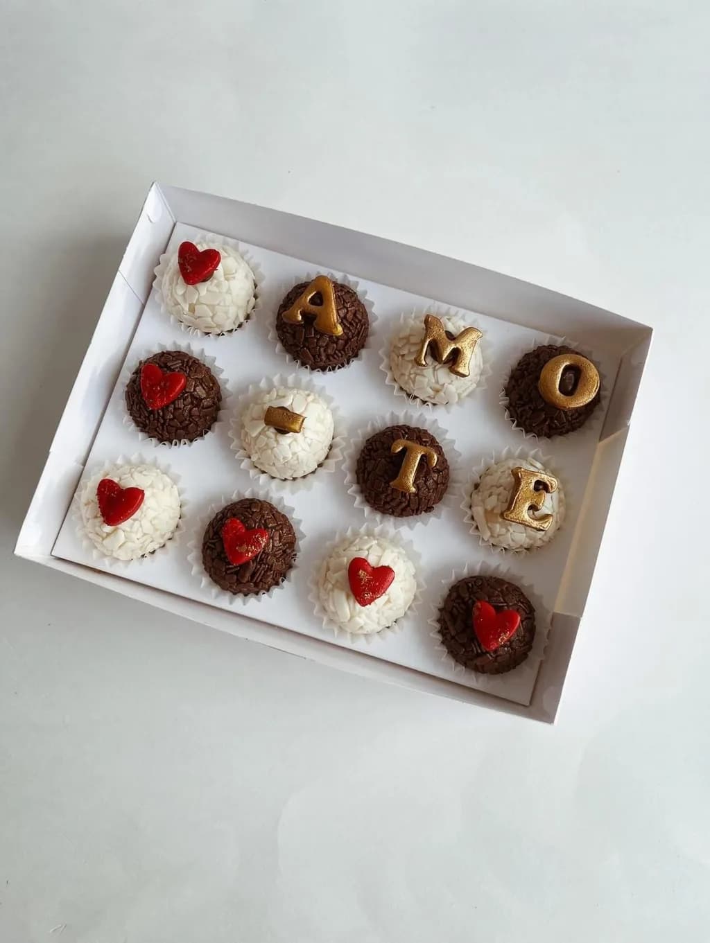 Brigadeiros de namorados