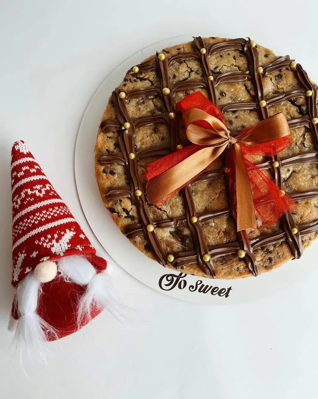 Bolacha de Nutella de Natal