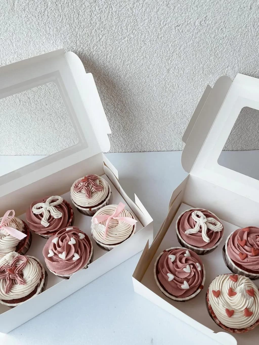 Cupcakes love em caixa